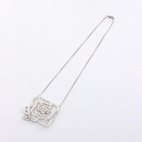 Chanel Camellia Silver Steel necklace - Picture 1 of 5